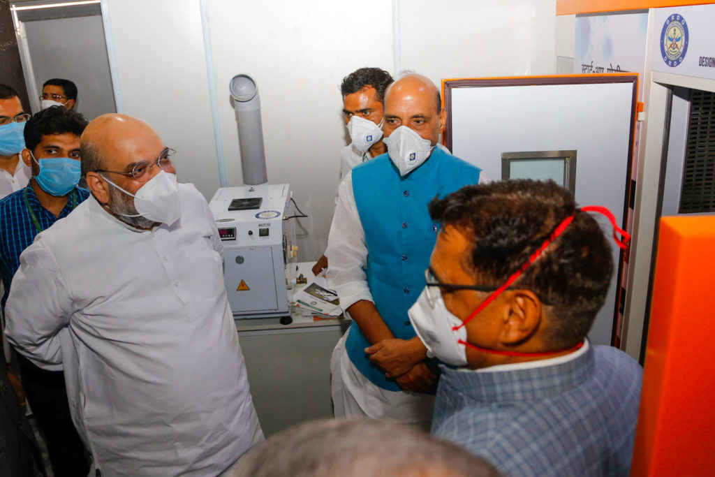 Shri Amit Shah say “I thank DRDO, Tatas and our Armed Forces Medical personnel who have risen to the occasion and helped tackle the emergency.”