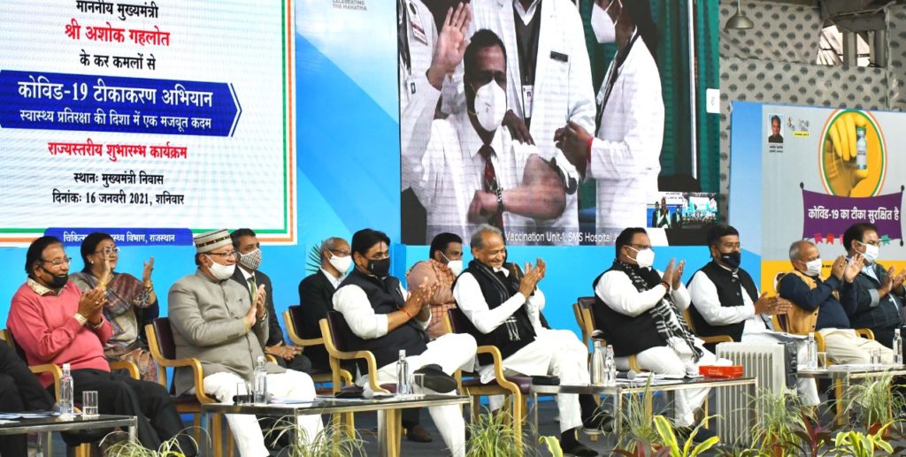 Covid 19 Vaccination in Rajasthan