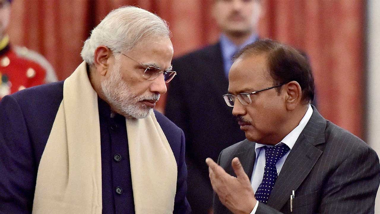 Ajit Doval and Narendra Modi