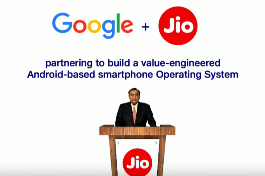 Google and jio
