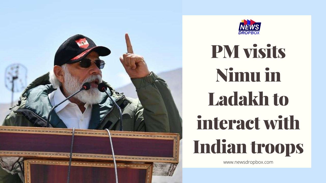 PM visits Nimu in Ladakh to interact with Indian troops