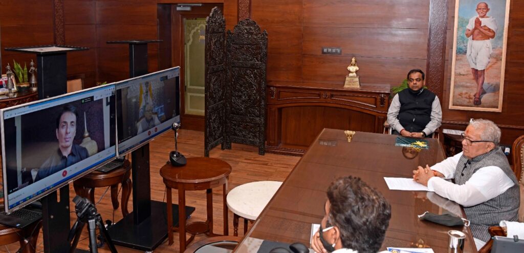 actor-sonu-sood-honored-by-governor-kalraj-mishra